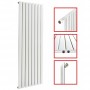 1800 x 604 mm Einlagig Seitenanschluss Flach Weiß 1800 x 604 mm Einlagig Seitenanschluss Flach Weiß