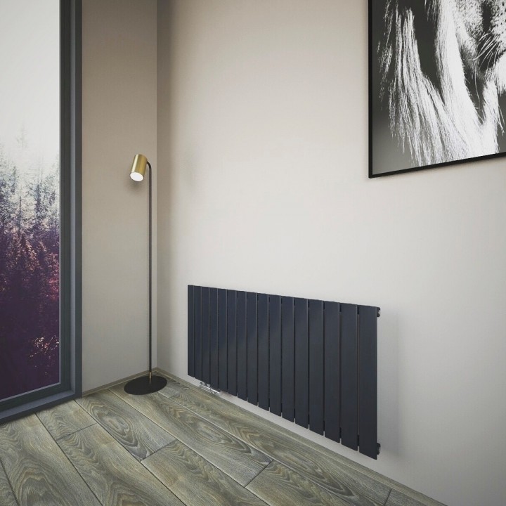 600x1210 mm Einlangig Anthrazit Flach Heizkörper Paneelheizkörper Horizontal Badheizkörper 600x1210 mm Einlangig Anthrazit Flach Heizkörper Paneelheizkörper Horizontal Badheizkörper