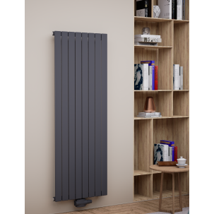 Paneelheizkörper 1600 x 588 Flach Anthrazit Einlagig Paneelheizkörper 1600 x 588 Flach Anthrazit Einlagig