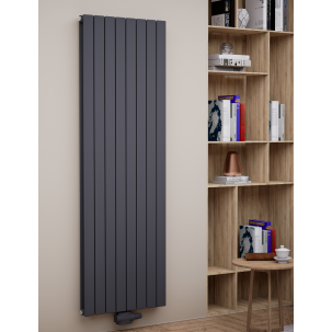 Paneelheizkörper 1800 x 588 Flach Anthrazit Dopellagig Wandheizkörper