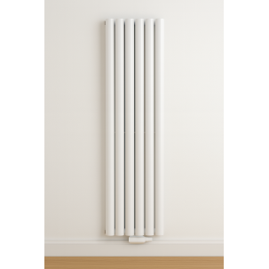 1600 x 400 mm Doppellagig Mittelanschluss Weiß Paneelheizkörper NEU Ellipse Design