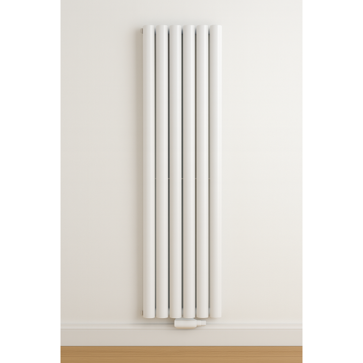 1600 x 400 mm Doppellagig Mittelanschluss Weiß Paneelheizkörper NEU Ellipse Design