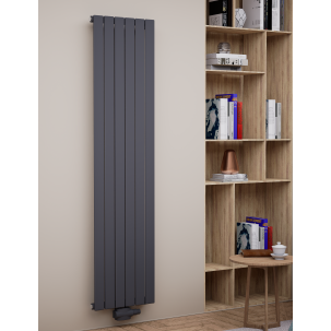 Paneelheizkörper 1800 x 440 Flach Einlagig Anthrazit