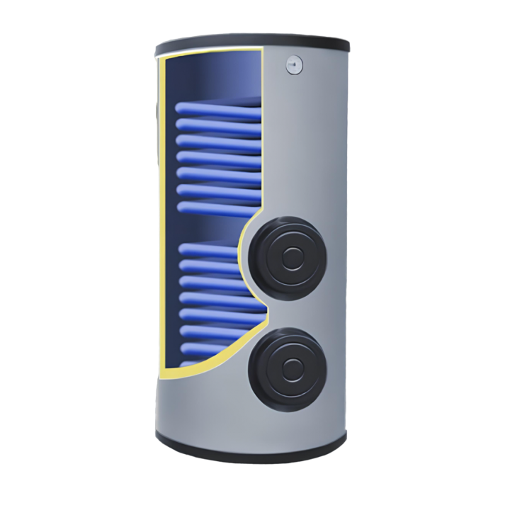 Trinkwasserspeicher Warmwasserspeicher Solarspeicher Brauchwasserspeicher 2 Wärmetauscher 200L Trinkwasserspeicher Warmwasserspeicher Solarspeicher Brauchwasserspeicher 2 Wärmetauscher 200L
