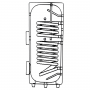 Trinkwasserspeicher Warmwasserspeicher Solarspeicher Brauchwasserspeicher 2 Wärmetauscher 200L Trinkwasserspeicher Warmwasserspeicher Solarspeicher Brauchwasserspeicher 2 Wärmetauscher 200L