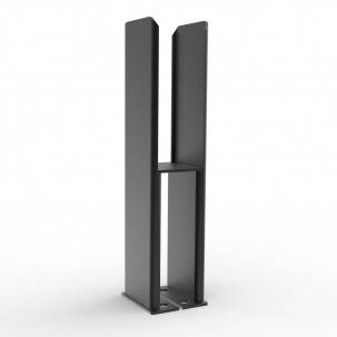 Stand Füße Set für Doppellagig Flach Heizkörper Anthrazit