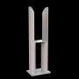 Stand Füße Set für Doppellagig Ellipse Heizkörper Weiß Stand Füße Set für Doppellagig Ellipse Heizkörper Weiß
