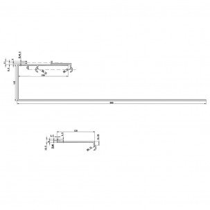 Ultra Slim Line Handtuchstange Handtuchhalter Weiß Ultra Slim Line Handtuchstange Handtuchhalter Weiß