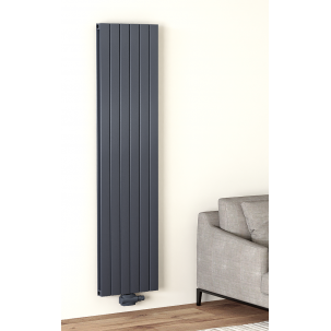 1800x462 Alu Doppellagig Paneelheizkörper Flach Aluminium Vertikal Wandheizkörper Anthrazit