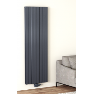 1800x616 Alu Doppellagig Paneelheizkörper Flach Aluminium Vertikal Wandheizkörper Anthrazit