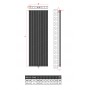 1800x616 Alu Doppellagig Paneelheizkörper Flach Aluminium Vertikal Wandheizkörper Weiß 1800x616 Alu Doppellagig Paneelheizkörper Flach Aluminium Vertikal Wandheizkörper Weiß