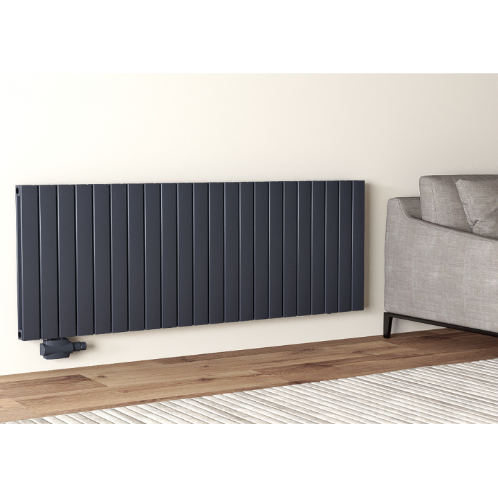600x1694 Alu Doppellagig Paneelheizkörper Flach Aluminium Horizontal Wandheizkörper Anthrazit 600x1694 Alu Doppellagig Paneelheizkörper Flach Aluminium Horizontal Wandheizkörper Anthrazit