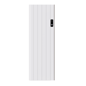 Flach Alu Vertikal Wand Elektroheizung 2000 Watt mit Thermostat Effizient WLAN-fähig Konvektor 1600x544 Weiß