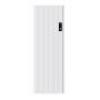 Flach Alu Vertikal Wand Elektroheizung 2000 Watt mit Thermostat Effizient WLAN-fähig Konvektor 1600x544 Weiß