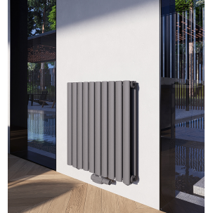 Horizontal Paneelheizkörper 600x590 Doppellagig Wandheizkörper Heizwand Mittelanschluss Anthrazit Horizontal Paneelheizkörper 600x590 Doppellagig Wandheizkörper Heizwand Mittelanschluss Anthrazit