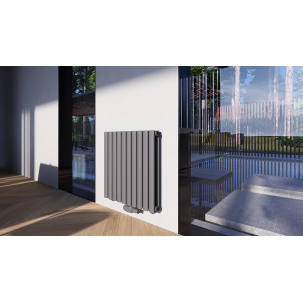 Horizontal Paneelheizkörper 600x590 Doppellagig Wandheizkörper Heizwand Mittelanschluss Anthrazit Horizontal Paneelheizkörper 600x590 Doppellagig Wandheizkörper Heizwand Mittelanschluss Anthrazit