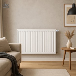 Universalheizkörper Flachheizkörper Typ22 Kompakt Ventilheizkörper 6 Anschlüsse + Zubehör