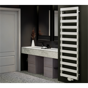 Desing Alumiminium Vertikal Paneelheizkörper Mittelanschluss Weiß 1483x450