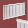 Paneelheizkörper 600x1210 Radfin-Diamond Horizontal Weiß Mittelanschluss