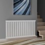 Paneelheizkörper 600x1210 Radfin-Diamond Horizontal Weiß Mittelanschluss Paneelheizkörper 600x1210 Radfin-Diamond Horizontal Weiß Mittelanschluss
