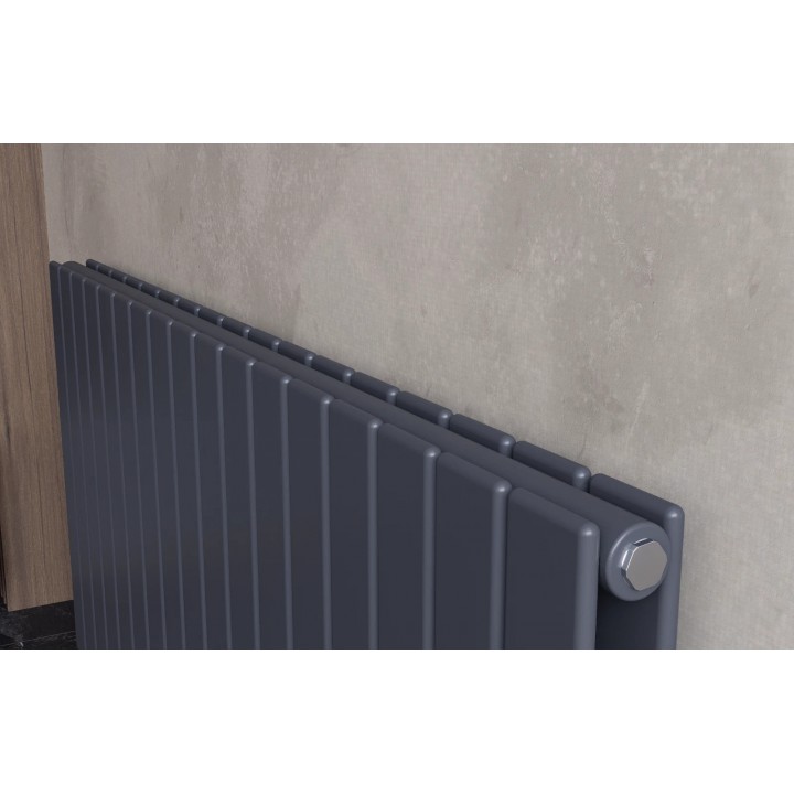 Flach Paneelheizkörper Doppellagig Mittelanschluss 600 x 1106 mm Anthrazit Wandheizkörper Flach Paneelheizkörper Doppellagig Mittelanschluss 600 x 1106 mm Anthrazit Wandheizkörper