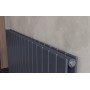 Flach Paneelheizkörper Doppellagig Mittelanschluss 600 x 1106 mm Anthrazit Wandheizkörper Flach Paneelheizkörper Doppellagig Mittelanschluss 600 x 1106 mm Anthrazit Wandheizkörper