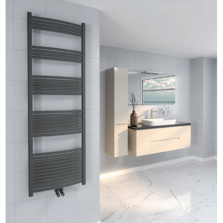 Design Badheizkörper Handtuchwärmer 1800 x 600 Anthrazit Design Badheizkörper Handtuchwärmer 1800 x 600 Anthrazit