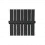 542 mm Handtuchstange Design Handtuchhalter Für Paneelheizkörper Flach Anthrazit 542 mm Handtuchstange Design Handtuchhalter Für Paneelheizkörper Flach Anthrazit