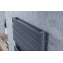 Design Flachheizkörper Doppellagig 1800 x 600 Badheizkörper Anthrazit
