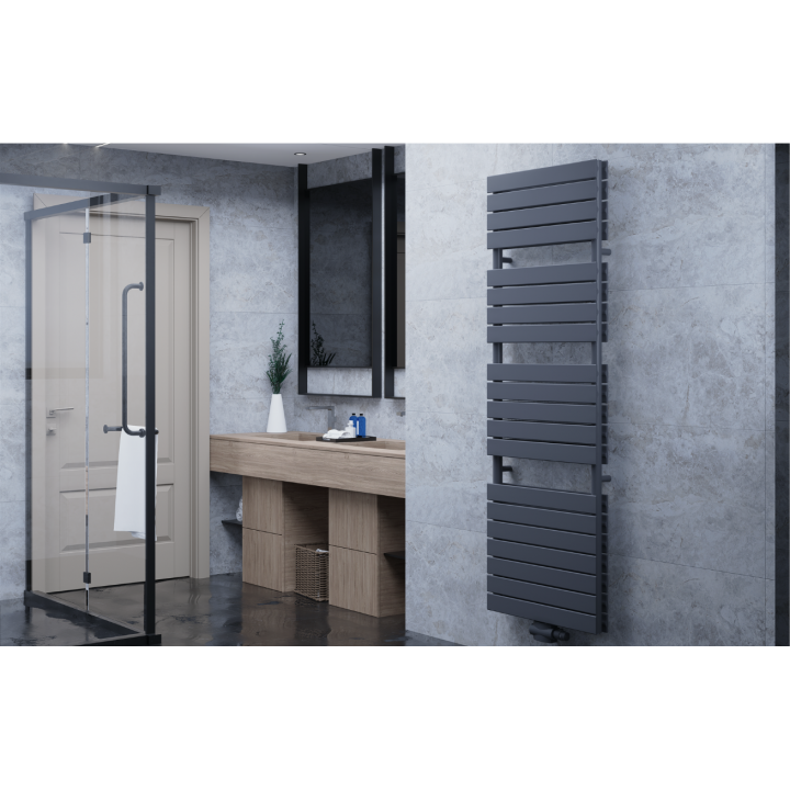 Design Flachheizkörper Doppellagig 1800 x 600 Badheizkörper Anthrazit