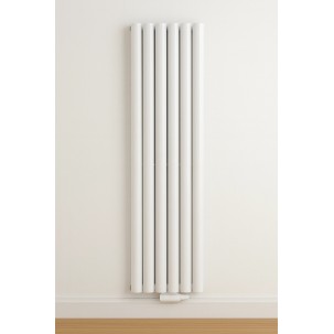 1600 x 400 mm Doppellagig Mittelanschluss Weiß Paneelheizkörper NEU Ellipse Design