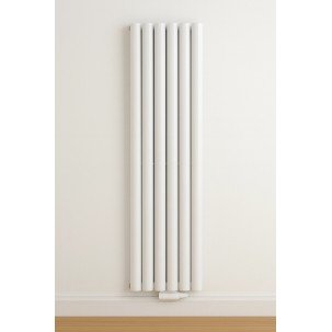 1600 x 400 mm Doppellagig Mittelanschluss Weiß Paneelheizkörper NEU Ellipse Design