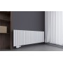 600x1590 Design Flach Heizkörper Paneelheizkörper Horizontal Badheizkörper Doppellagig Weiß